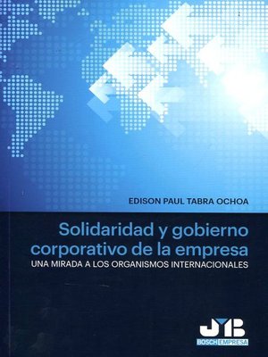 cover image of Solidaridad y gobierno corporativo de la empresa